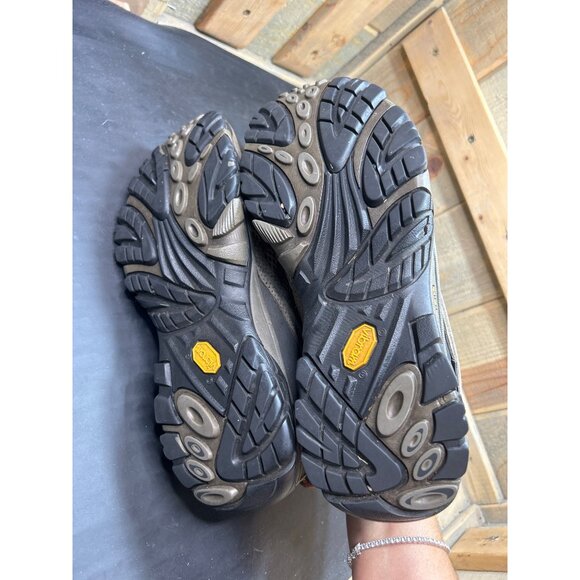 Merrell Mens Moab 2 Vent Hiking Shoes Brown/Black Mesh Suede Vibram Sole US 9 - Picture 9 of 9